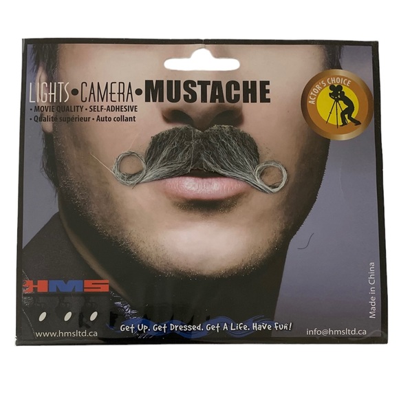 Self Adhesive Mustache Costume - Picture 10 of 10